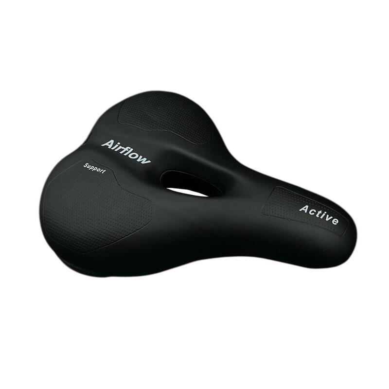 Șa de bicicletă Comfort Essential, negru, 260 x 190 mm