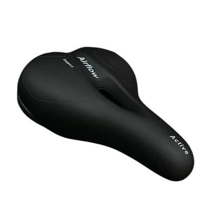Siodło rowerowe Comfort Essential Czarne 260x190mm