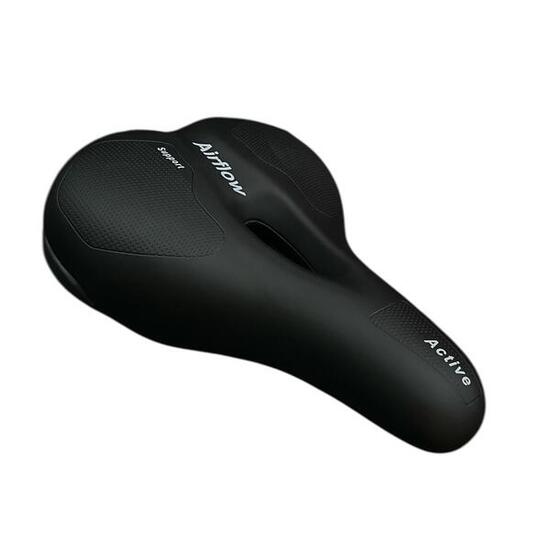 Siodło rowerowe Comfort Essential Czarne 260x190mm