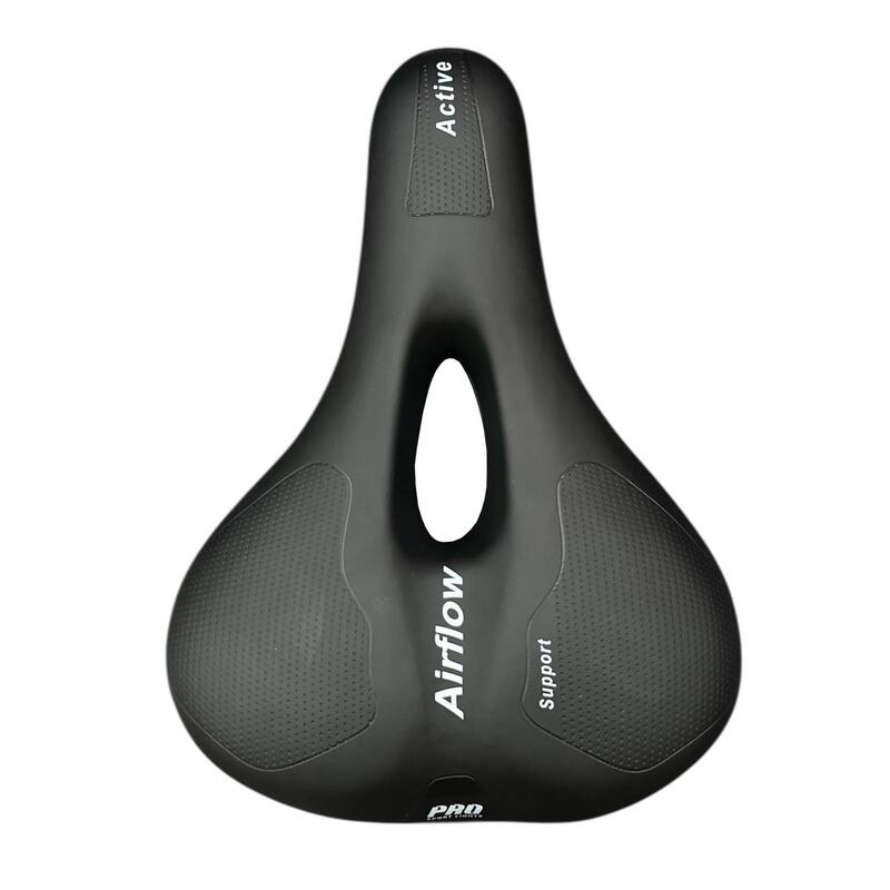 Șa de bicicletă Comfort Essential, negru, 260 x 190 mm