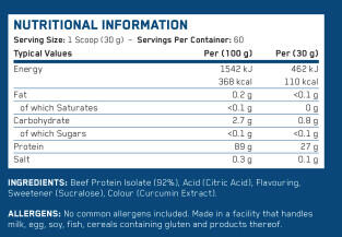 Applied Nutrition Beef-XP (1800g) Tropical Vibes - Proteínas 3/3