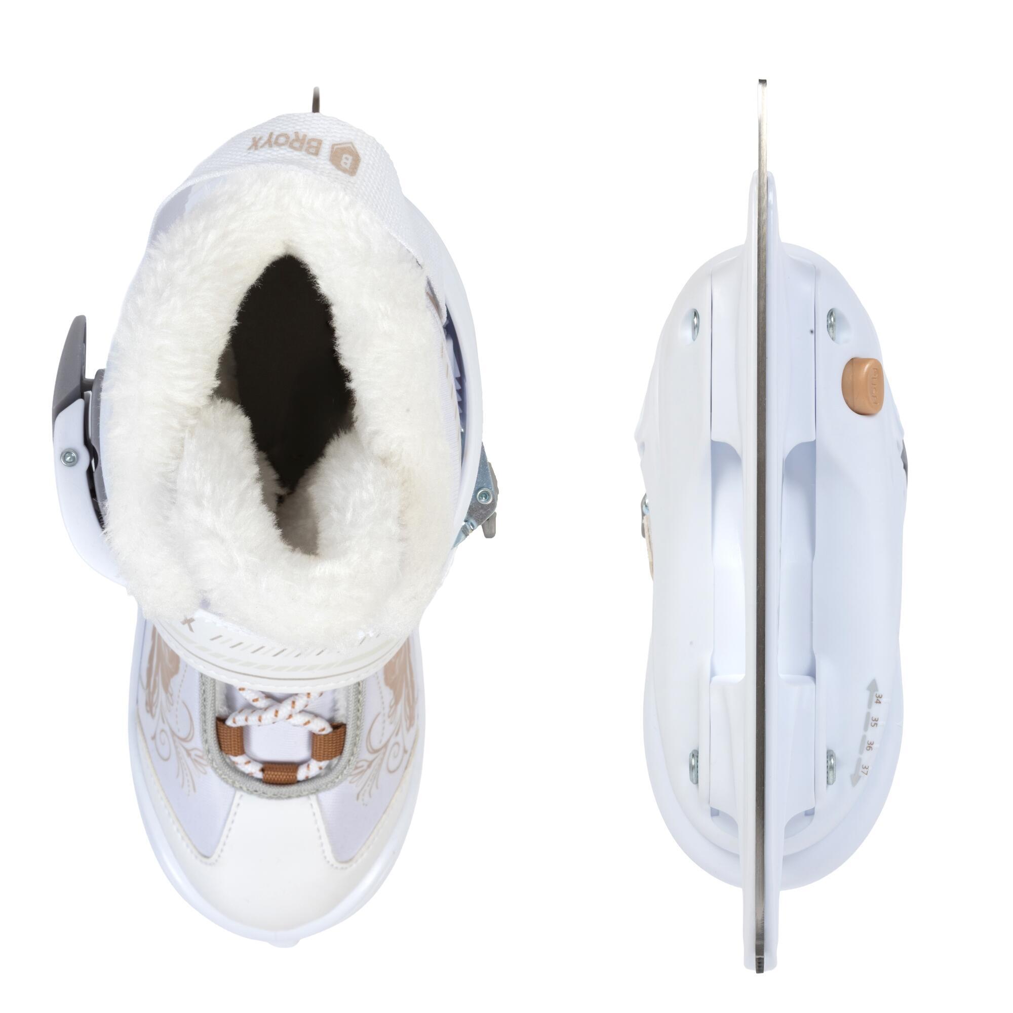 Second Life - Łyżwy BROYX SNOWSTAR 500 GOLD - Stan Bardzo Dobry 5/5