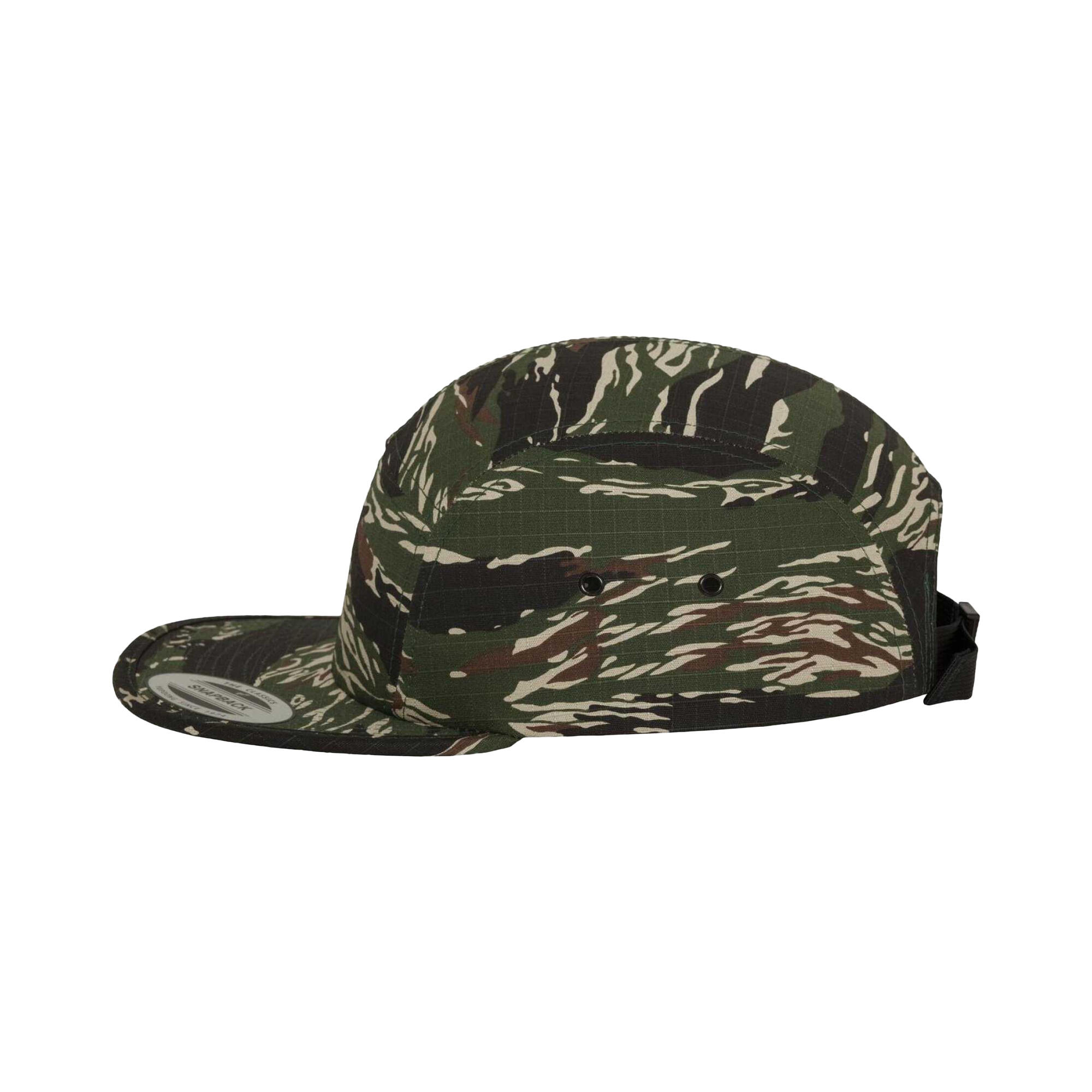 Cappellino Da Baseball Flexfit Classic Jockey Verde Militare 3/4