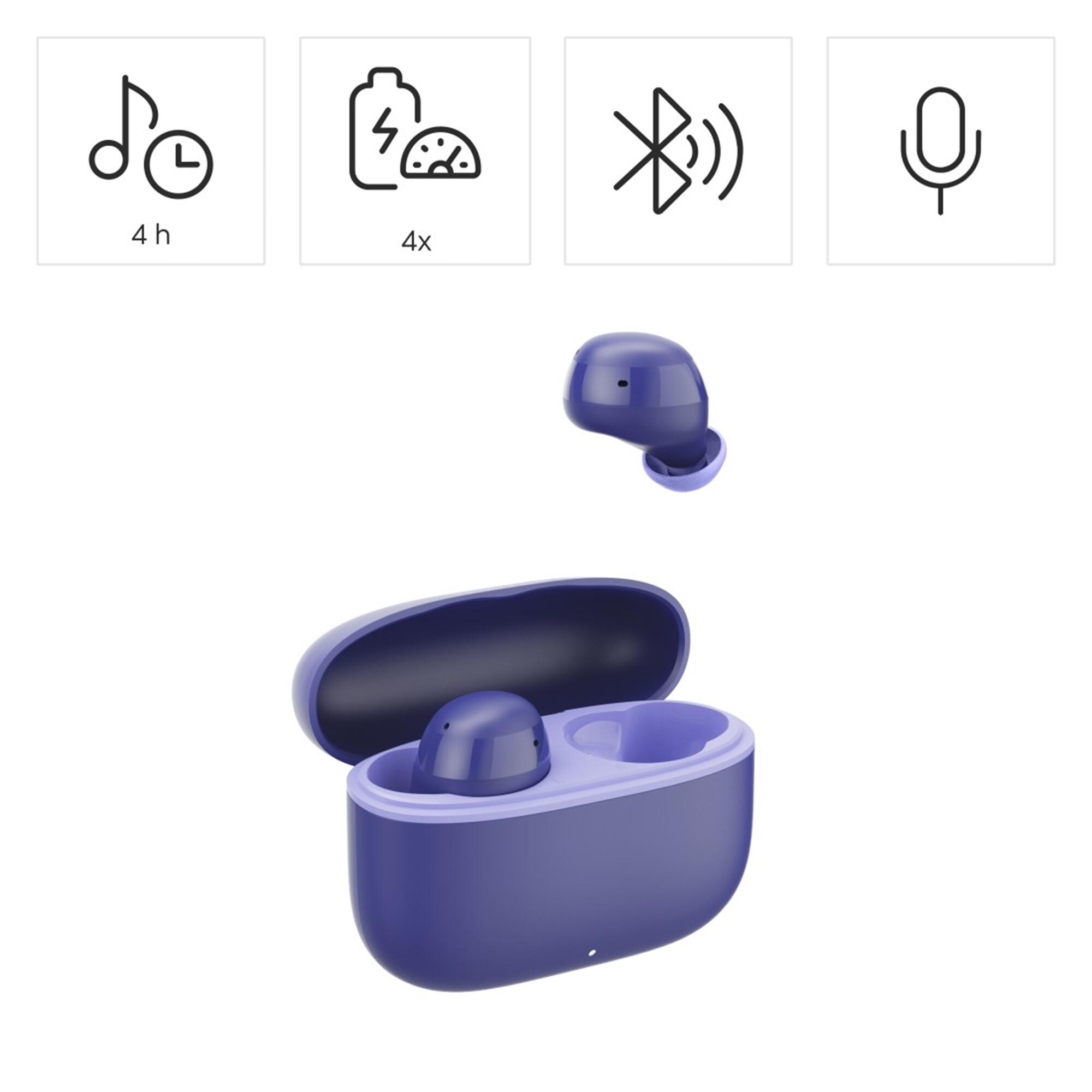 HAMA Bluetooth®-Kopfhörer Freedom Buddy II, TWS Earbuds, Blau 2/6
