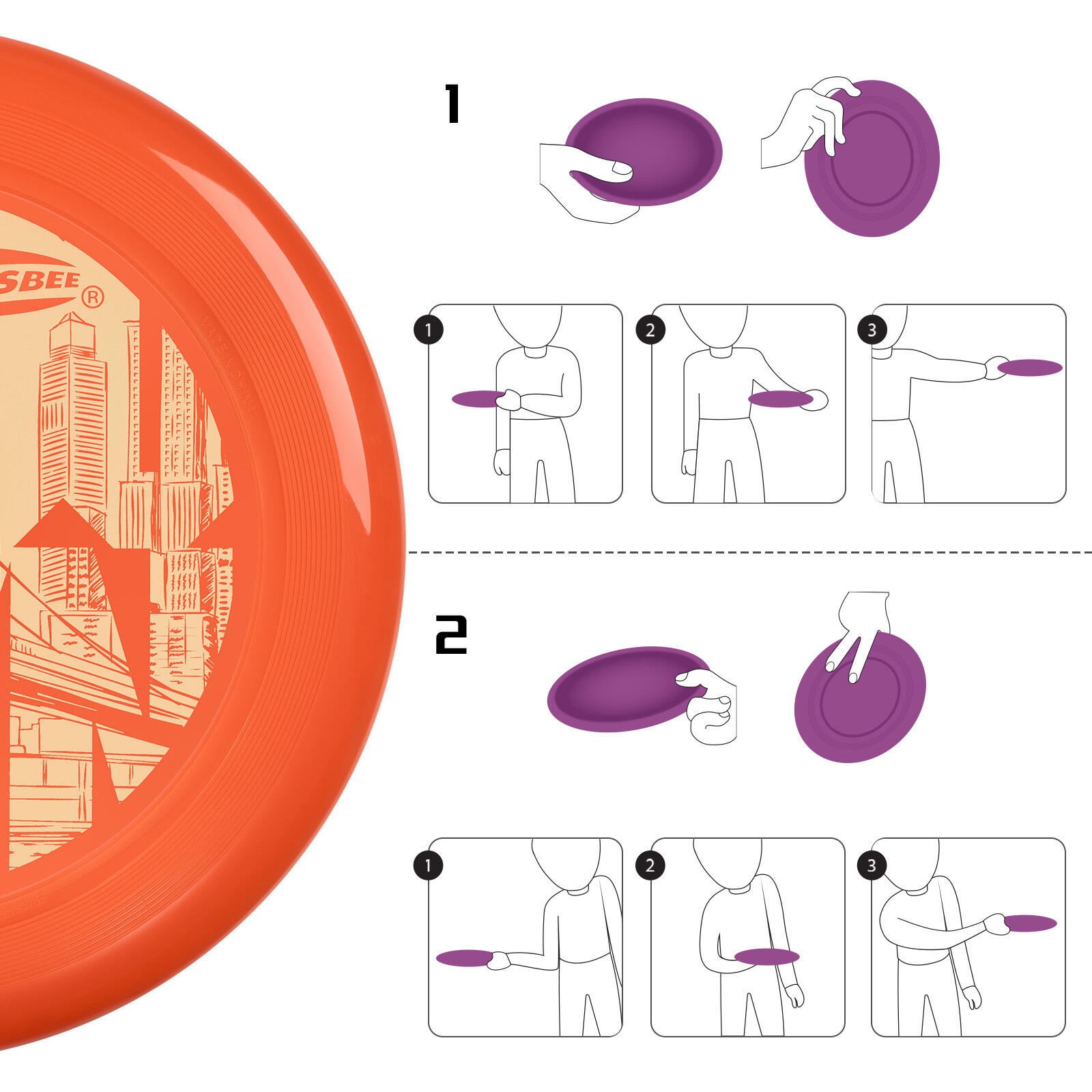 Disco Volador Frisbee Cool Flyer, 25,27 cm - 130 g 4/7
