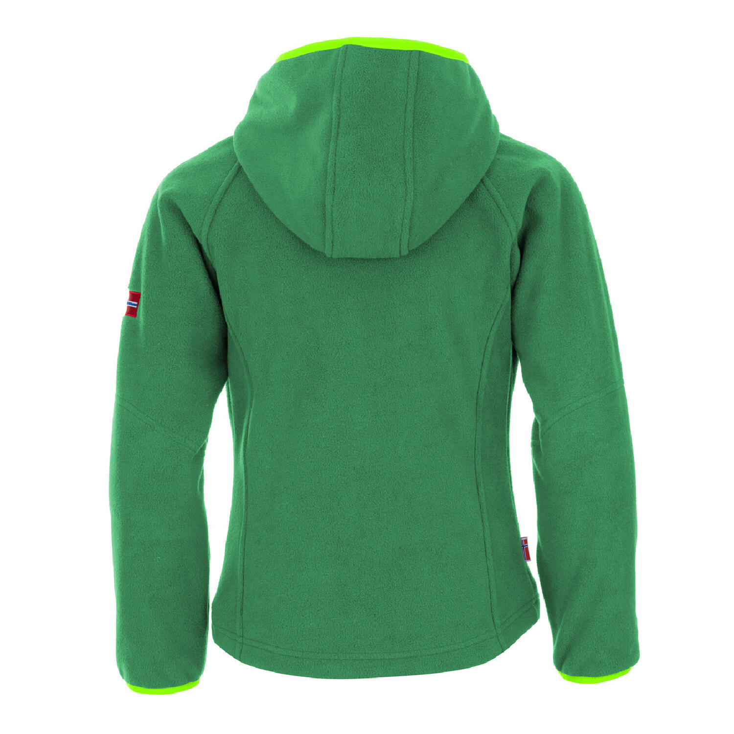 Veste polaire enfants Stavangar coupe-vent vert foncé / vert clair 2/3