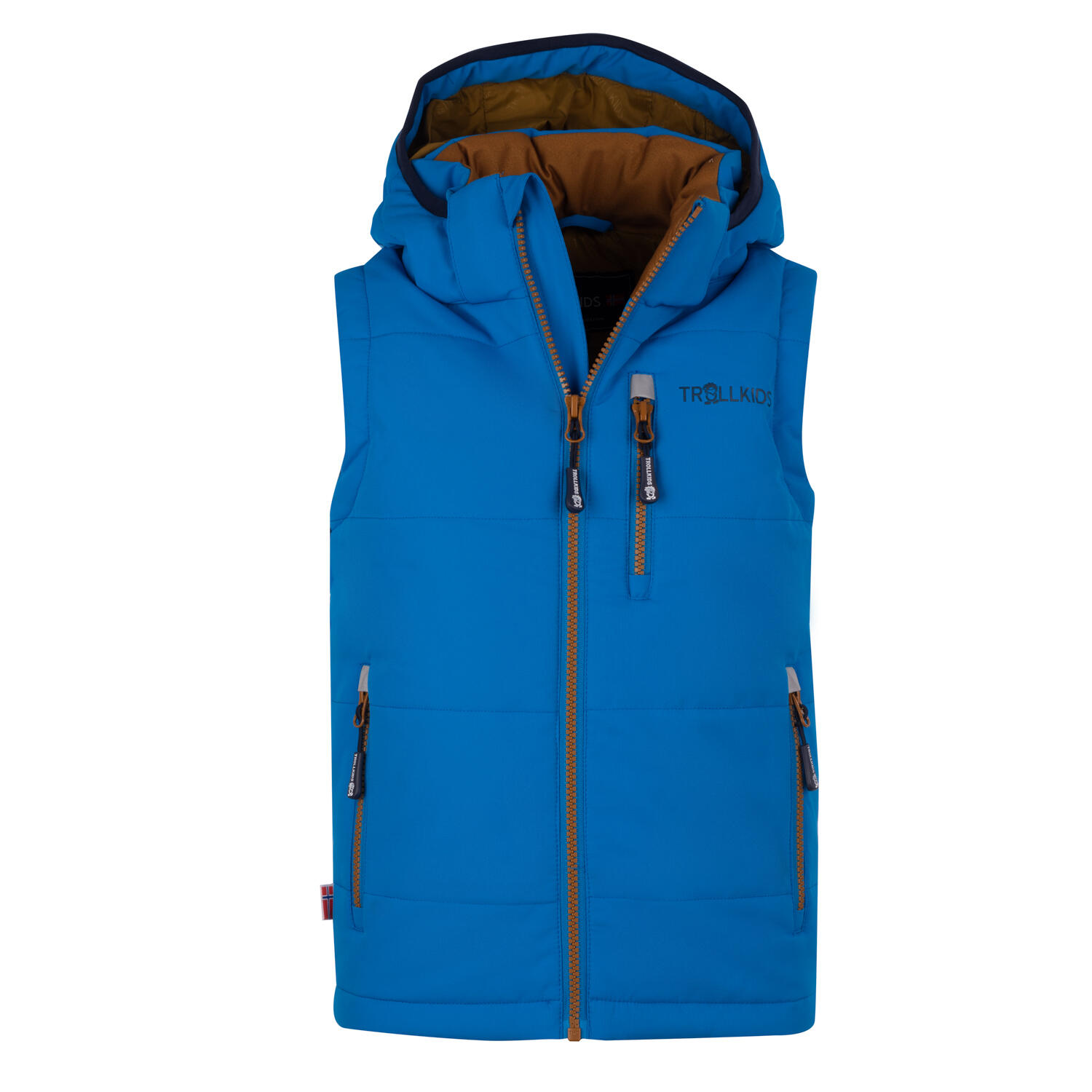 BLAU / bronzierter Ocker
