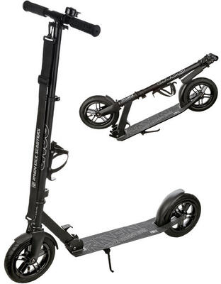 Monopattino pieghevole 200 mm Grandi ruote gonfiabili Snug Nero