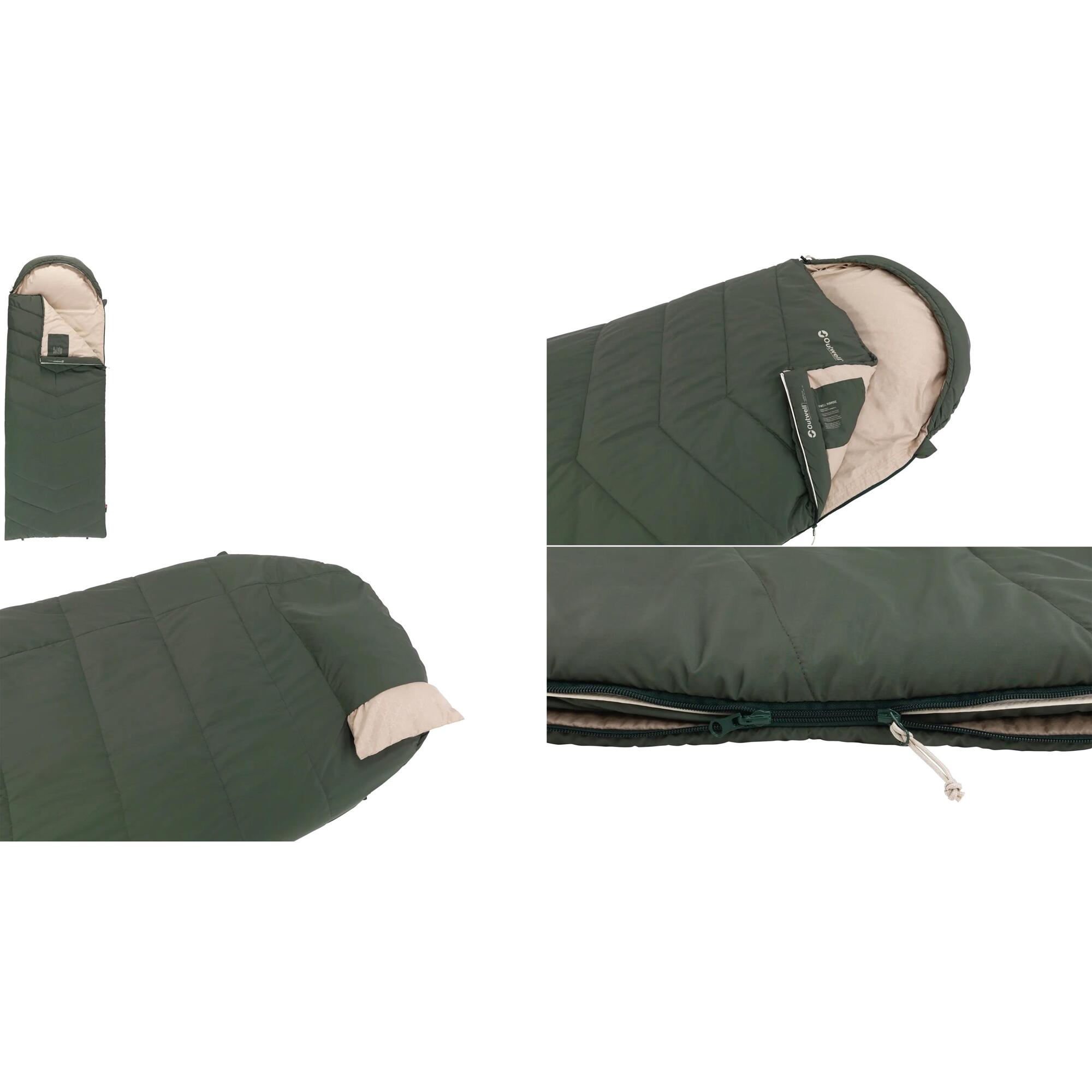 Śpiwór syntetyczny Outwell Caldera Lux (190 cm) 2/7