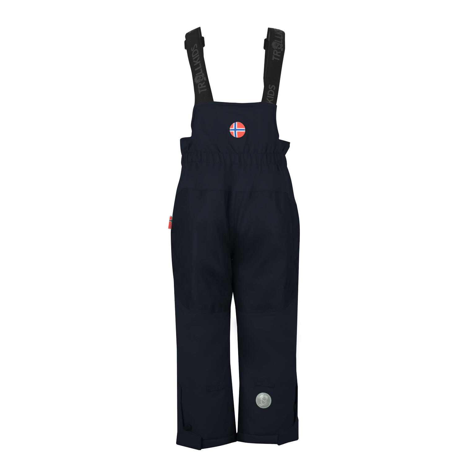 Pantalon de ski Nordkapp enfant Noir imperméable 6000mm, renforcé 2/3
