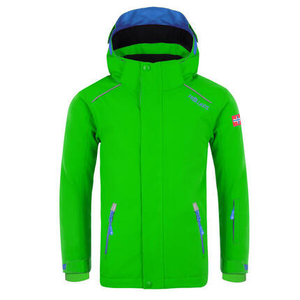 Veste de ski pour enfants Holmenkollen PRO Imperméable et isolante Vert