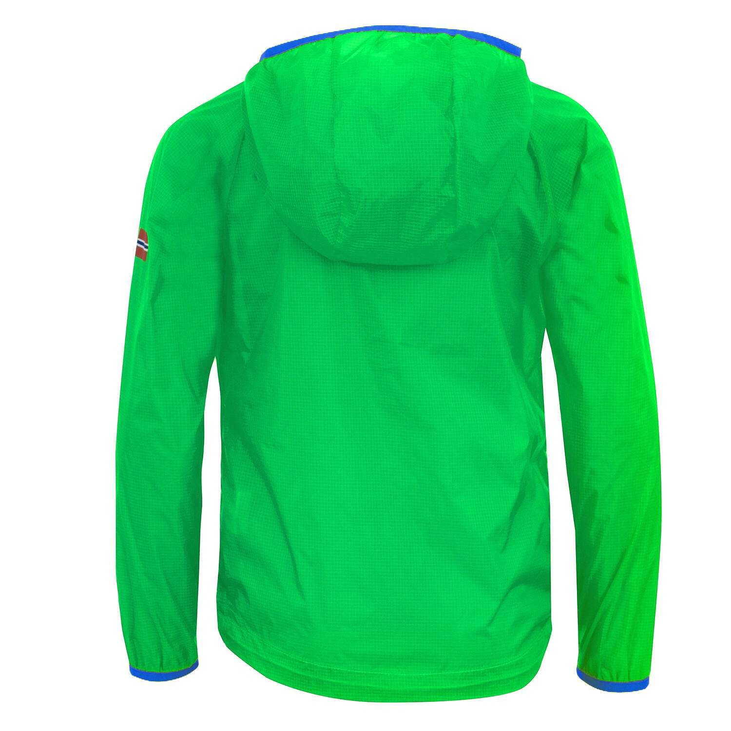 Veste coupe-vent enfant Fjell Respirant Vert clair / Bleu 2/5