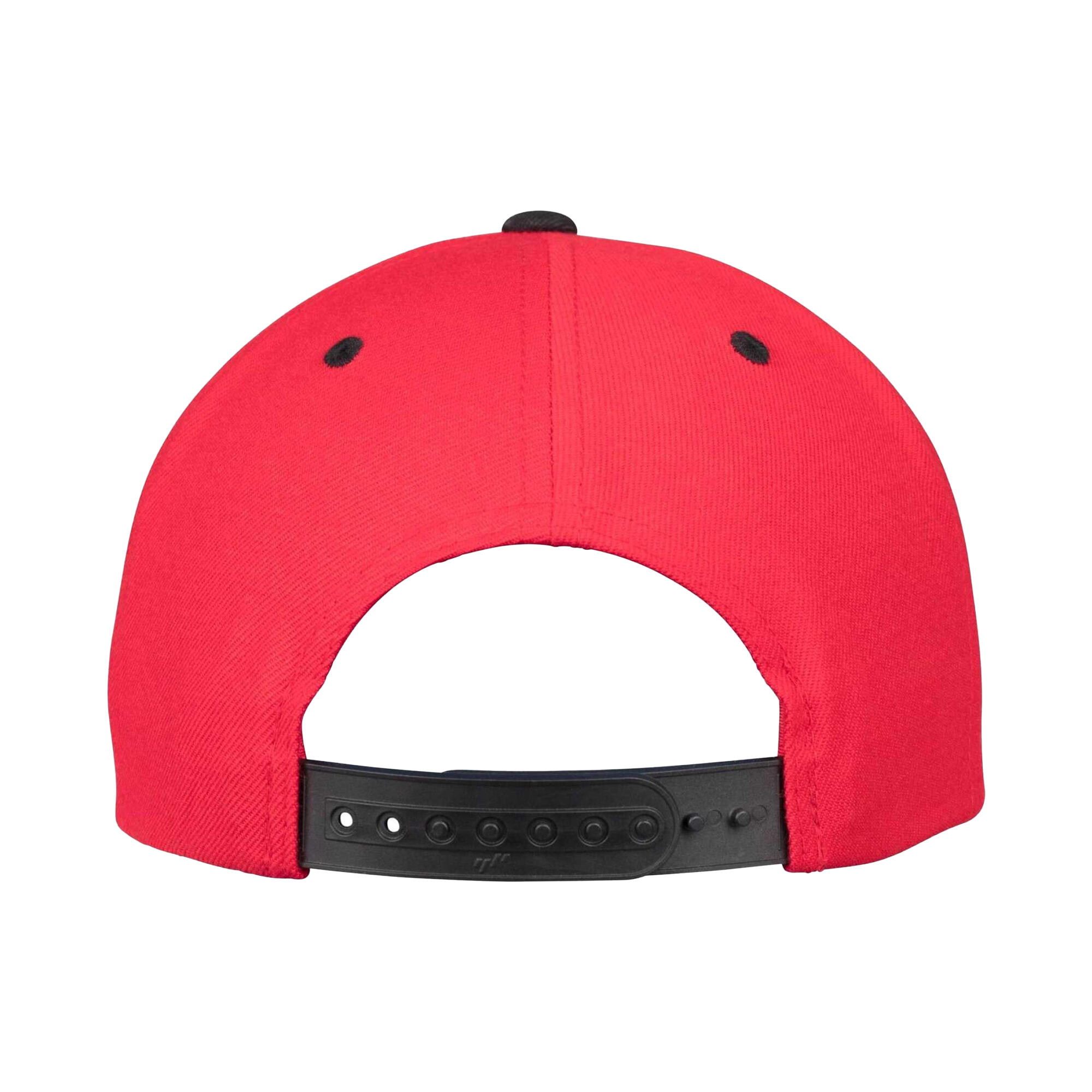 "Classic" Kappe Damen und Herren Rot/Schwarz 2/4