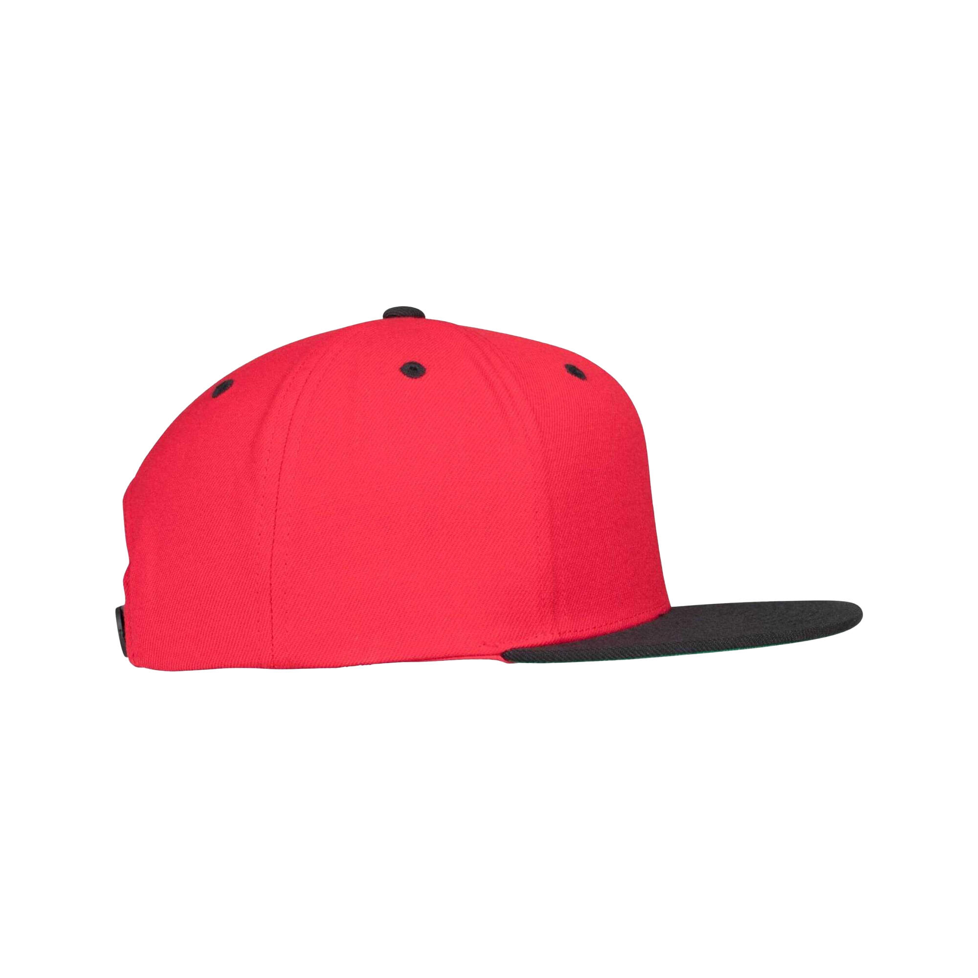 "Classic" Kappe Damen und Herren Rot/Schwarz 4/4
