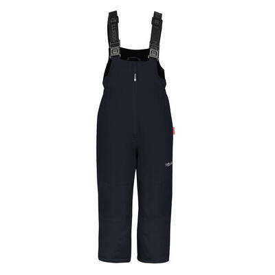 Kinder skibroek nordkapp waterdicht ademend marineblauw/oranje