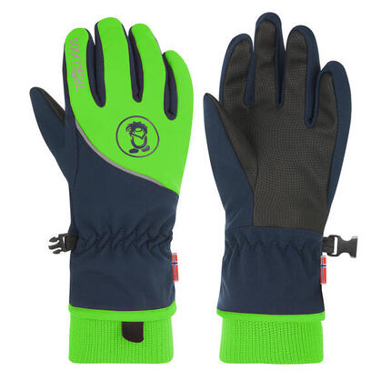 Gants enfants Trolltunga anthracite/noir taille 5 ; 9-10 ans