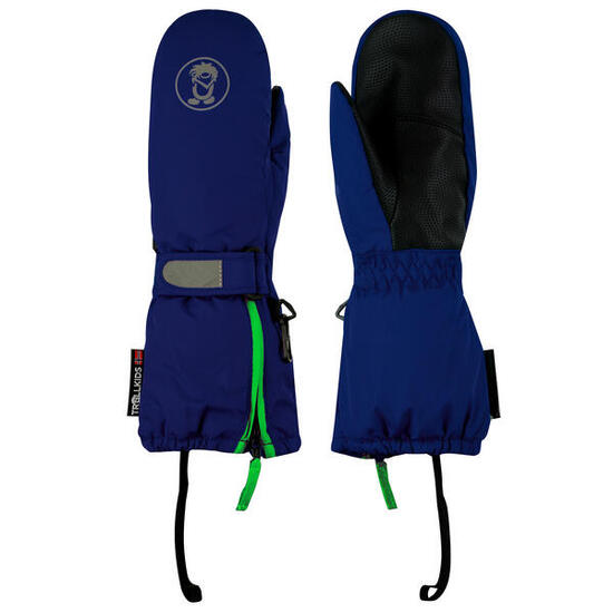 Moufle enfant Troll XT Bleu marine / Vert vipérine Taille 3,5 ; 4-5 ans
