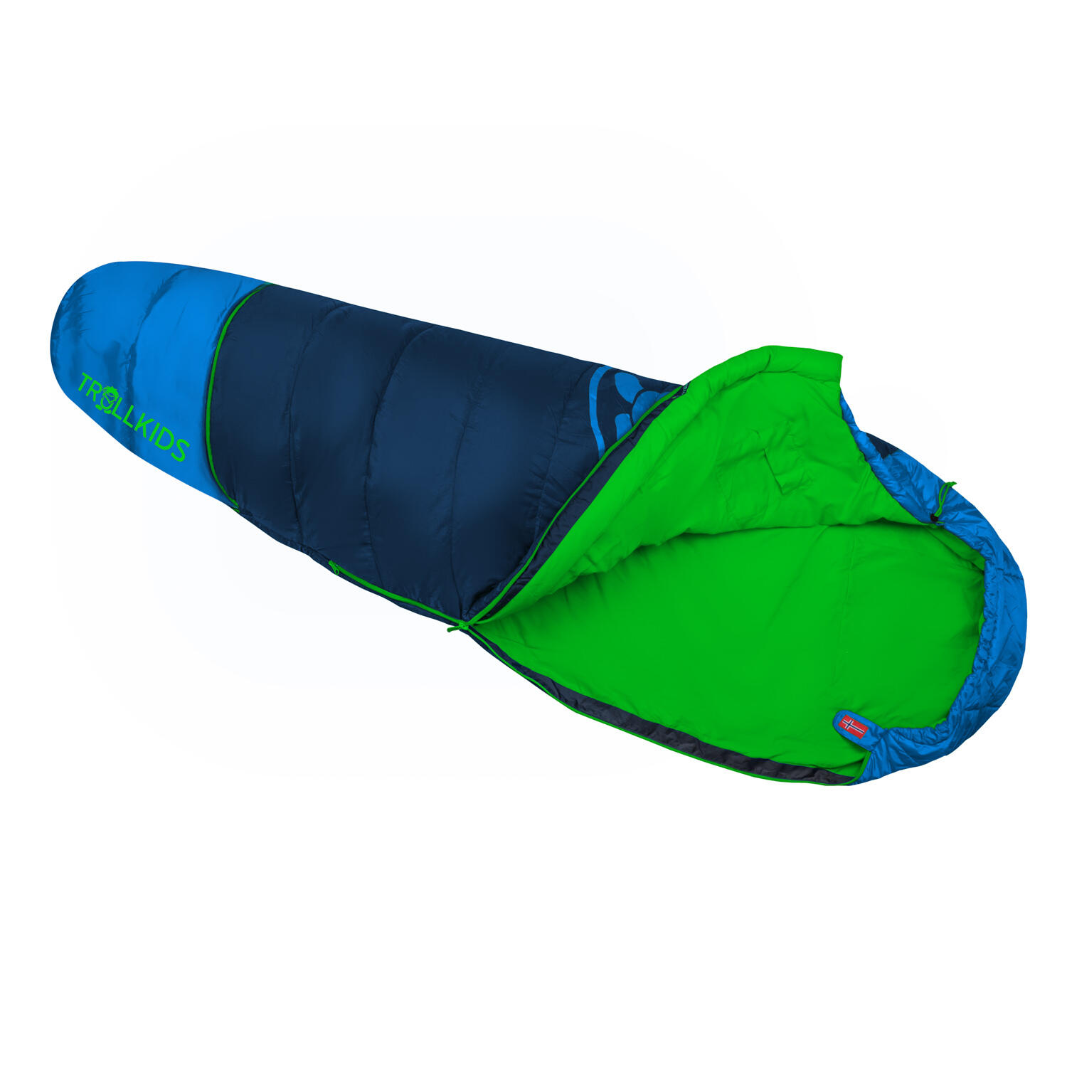 Sac de couchage pour enfants Fjell Dreamer bleu marine / vert 3/7
