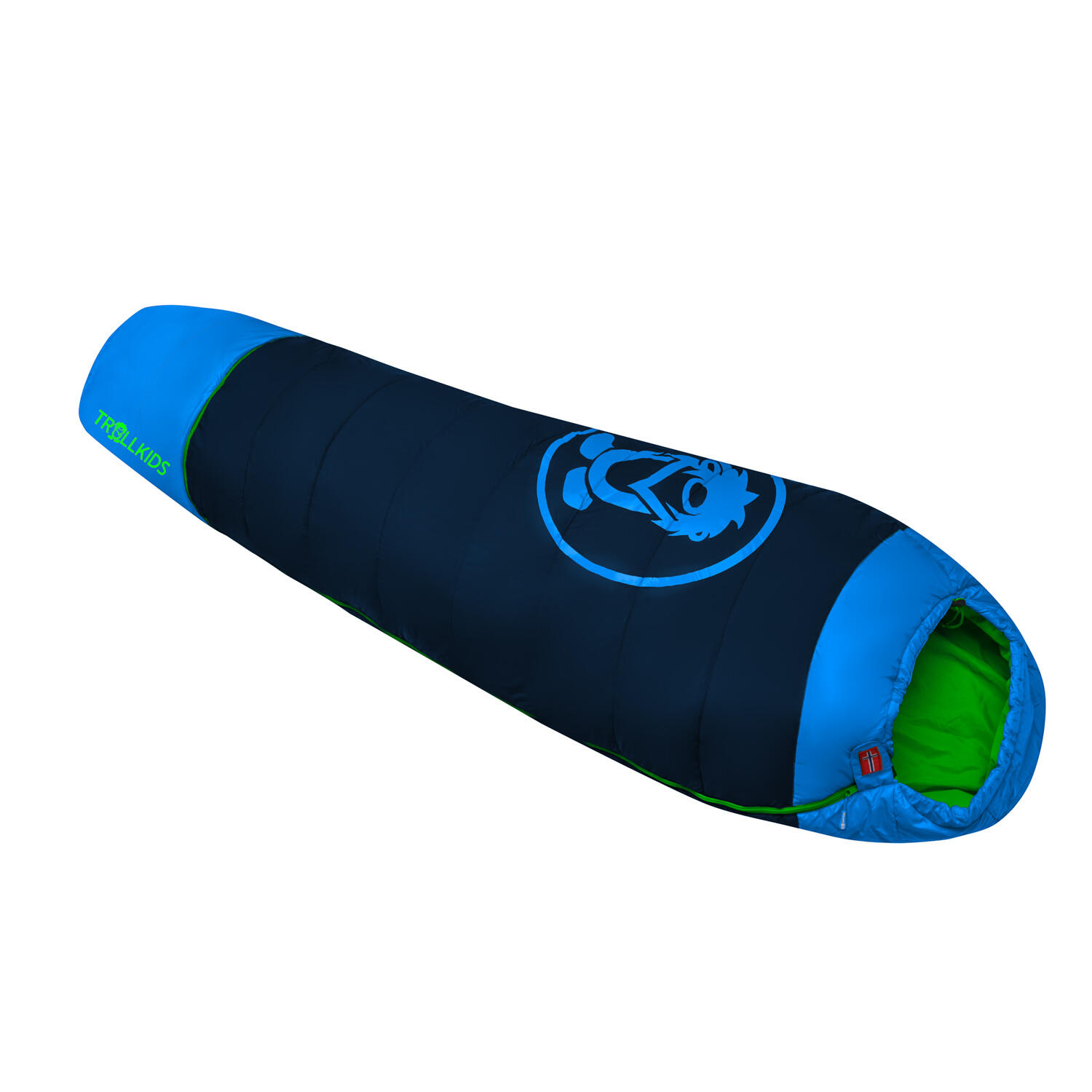 Sac de couchage pour enfants Fjell Dreamer bleu marine / vert 2/7