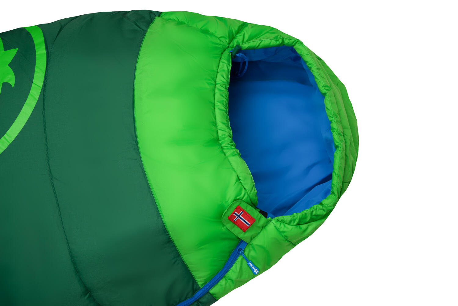 Sac de couchage pour enfants Fjell Dreamer Vert foncé / Bleu moyen 4/7