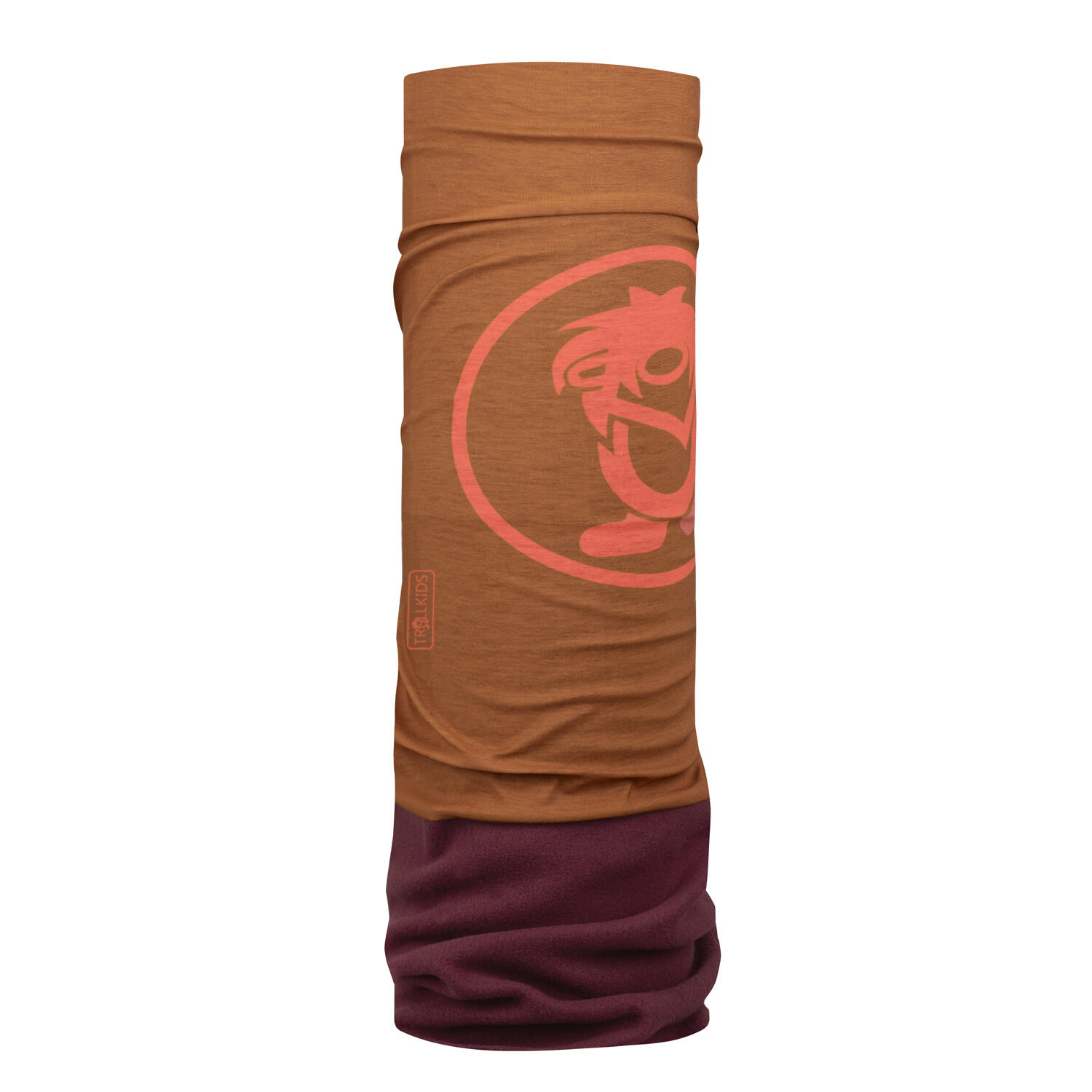 Trollkids - Enfants Foulard Tube Troll Multitube Bleu marine / Magenta - Chapeau - Marron|ocre|rouge - Taille Unique - Decathlon