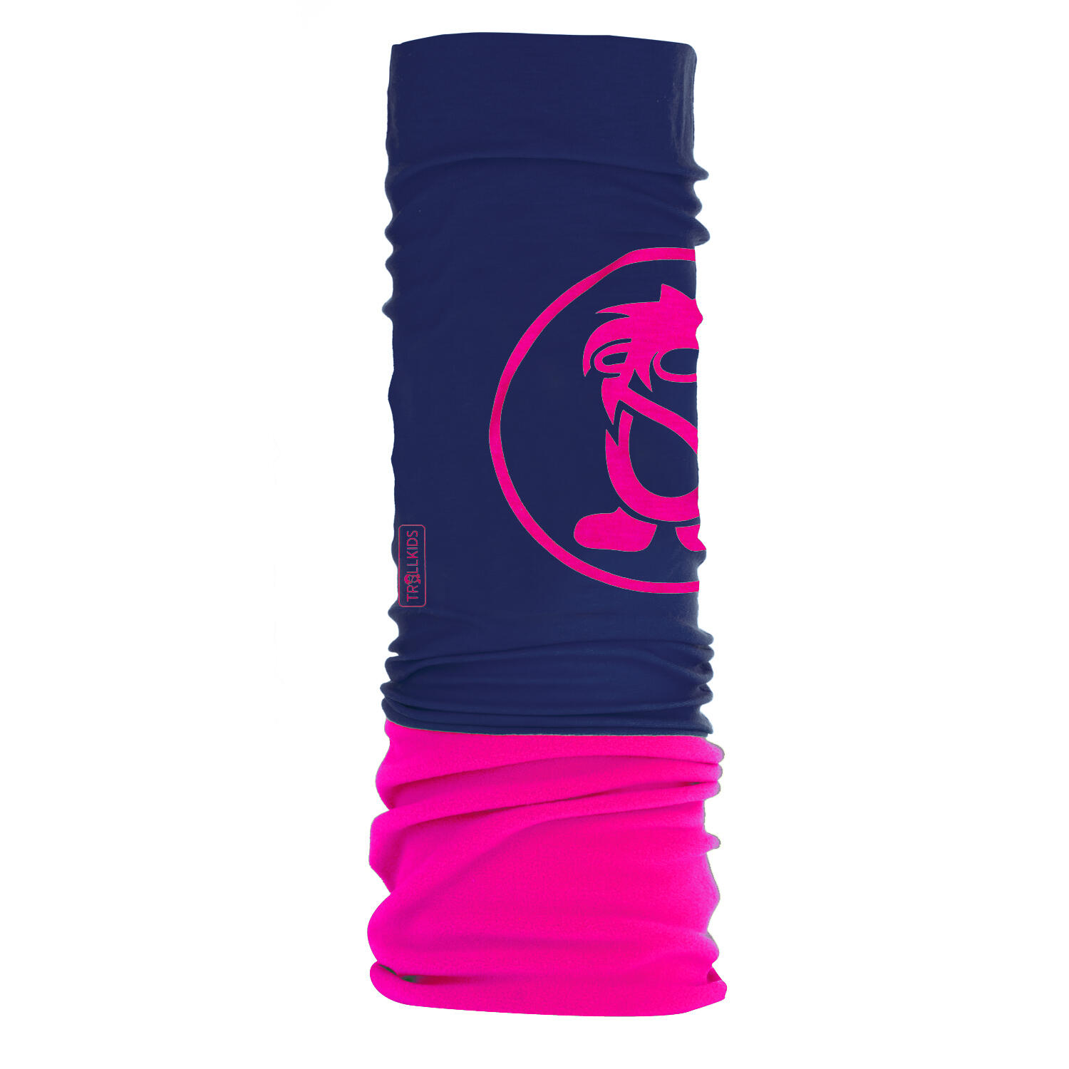 Trollkids - Enfants Foulard Tube Troll Multitube Bleu marine / Magenta - Chapeau - Bleu|rose - Taille Unique - Decathlon