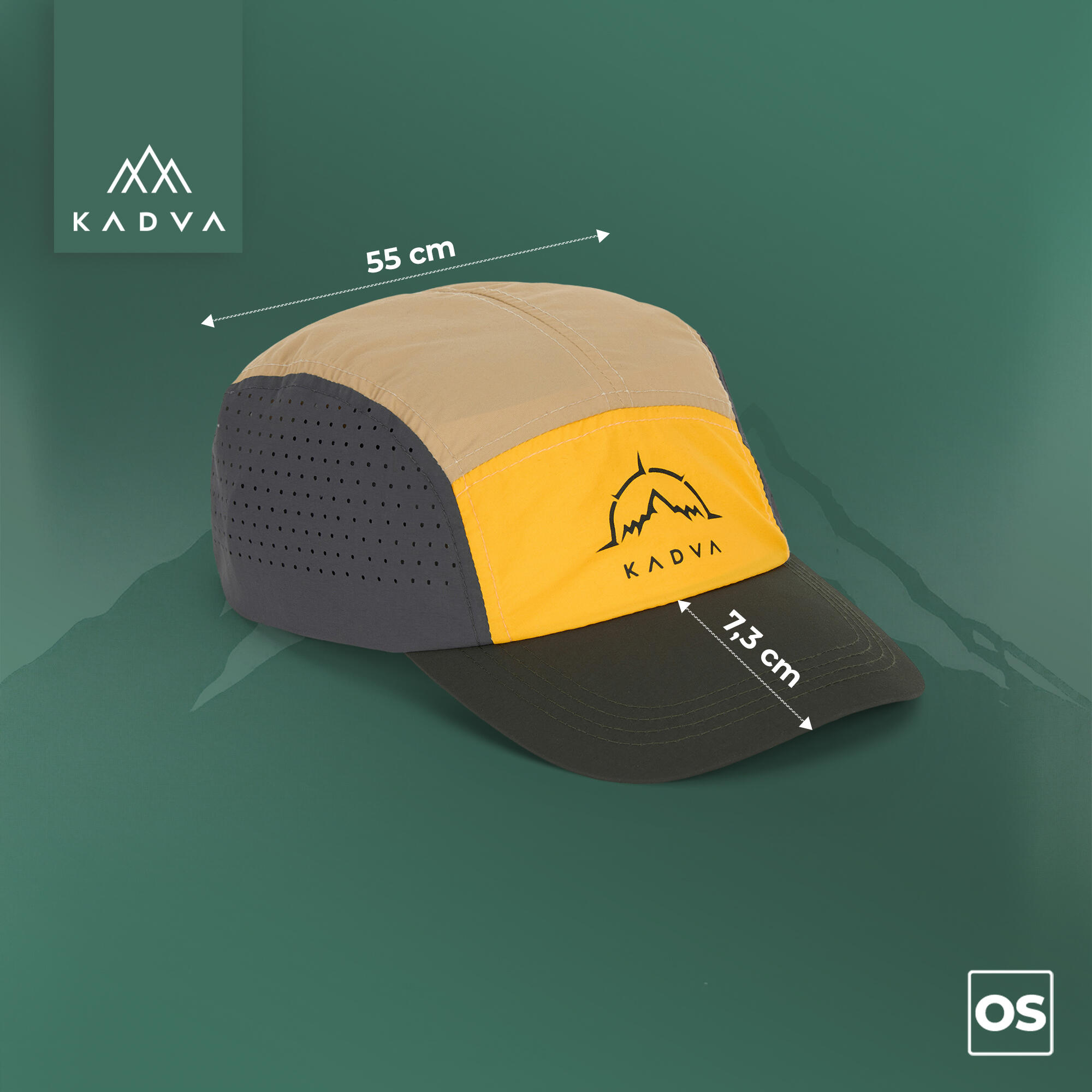 Boné com aba KADVA Hiker Cap 2/6