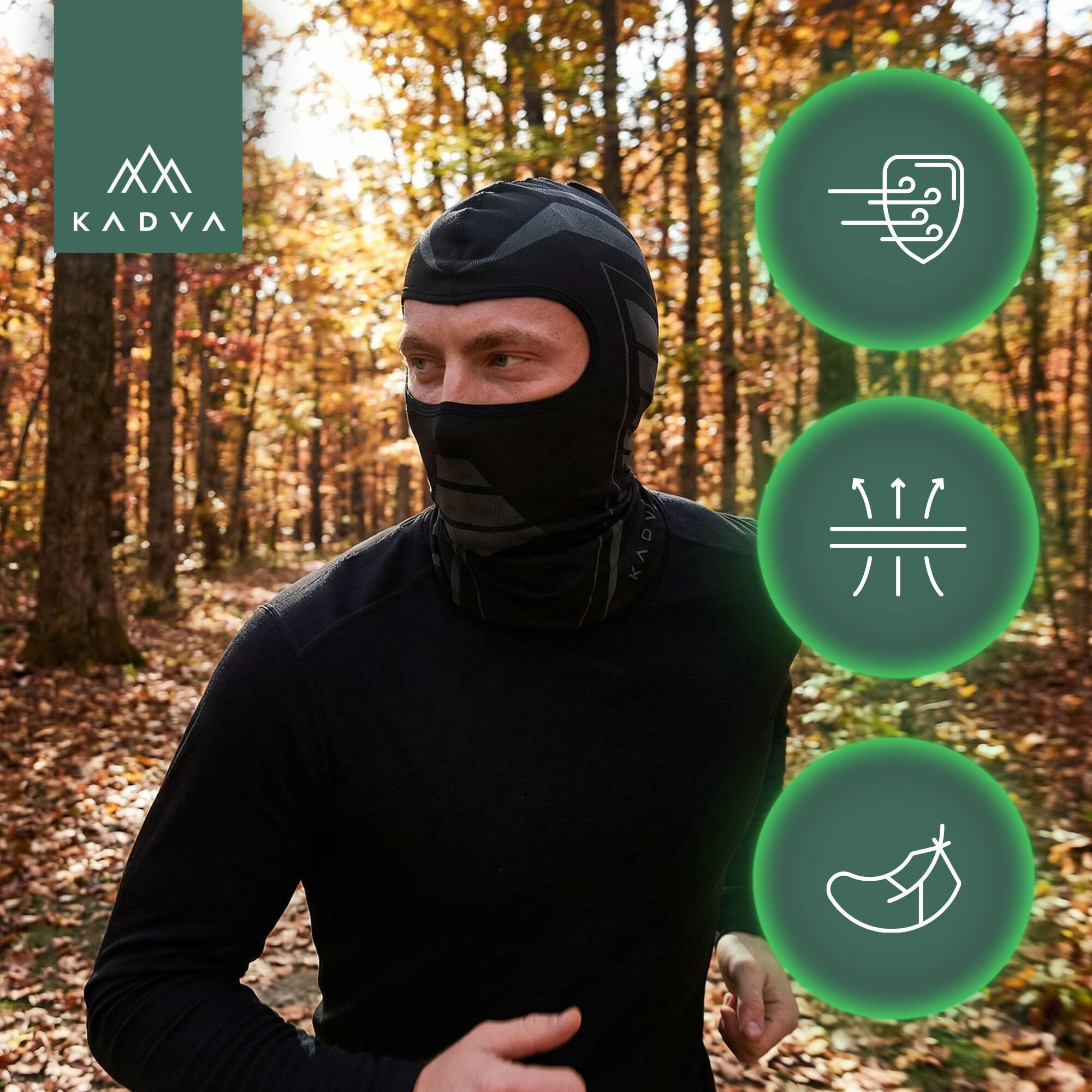 Balaclava KADVA Elevate Sem Costura 3/7