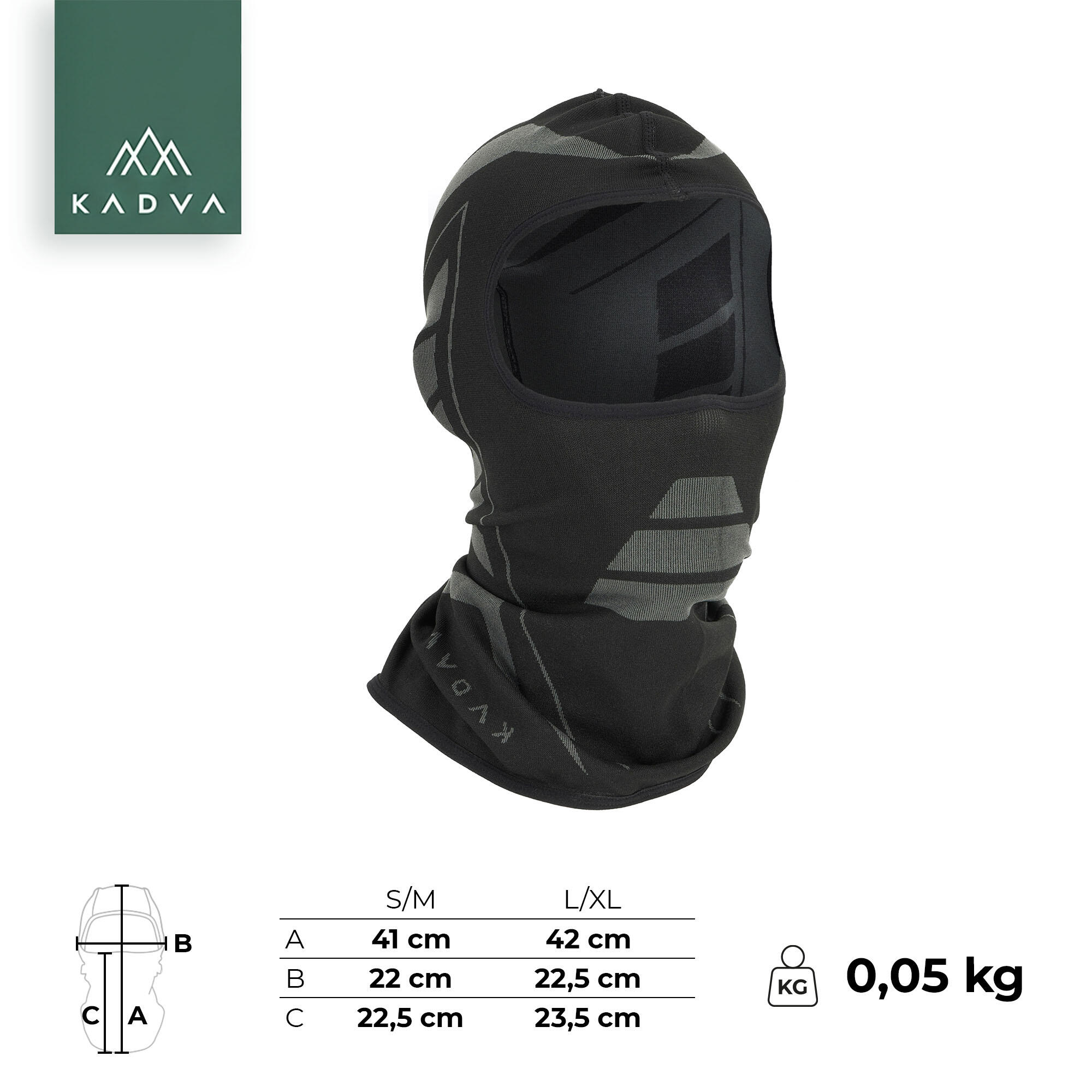 Balaclava KADVA Elevate Sem Costura 2/7