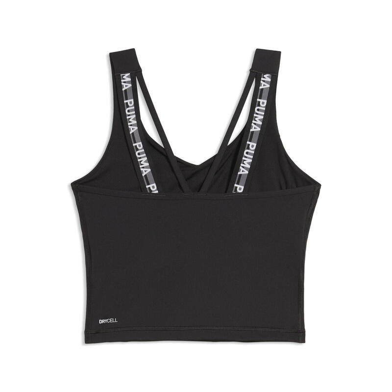 Maiou femei croială slim, Strong, negru PUMA