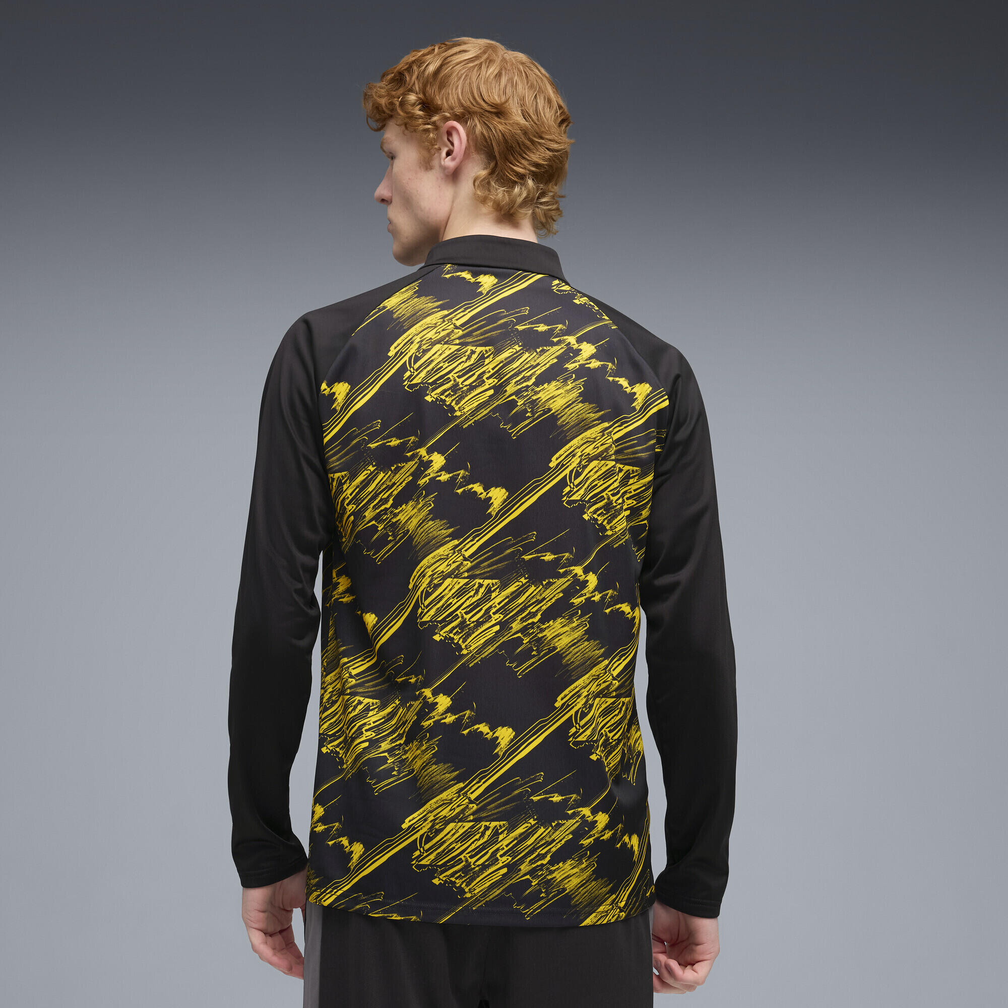 Haut d’échauffement 1/4 zip Borussia Dortmund Homme PUMA 3/5