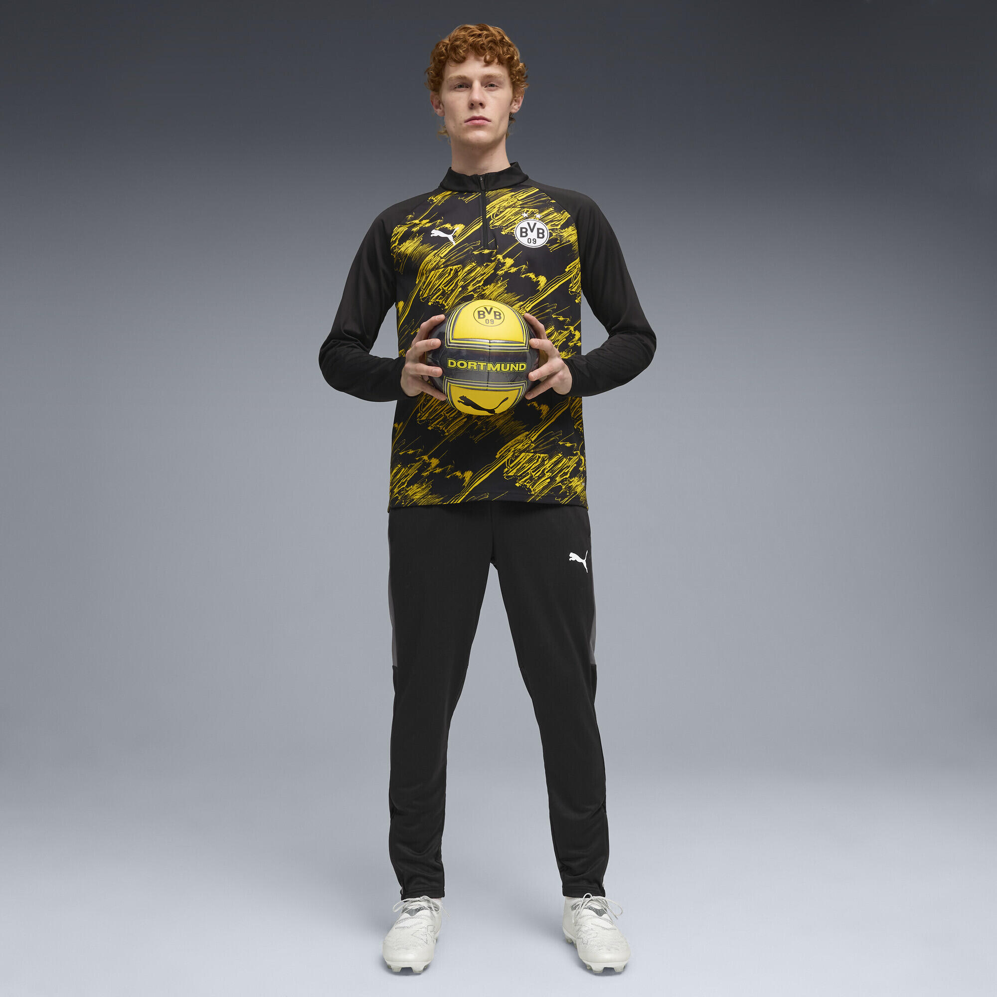Haut d’échauffement 1/4 zip Borussia Dortmund Homme PUMA 4/5