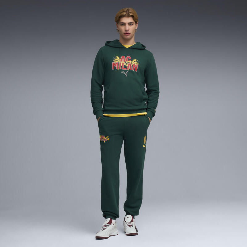 Pantalon bărbați talie elastică Ftblculture, verde închis PUMA
