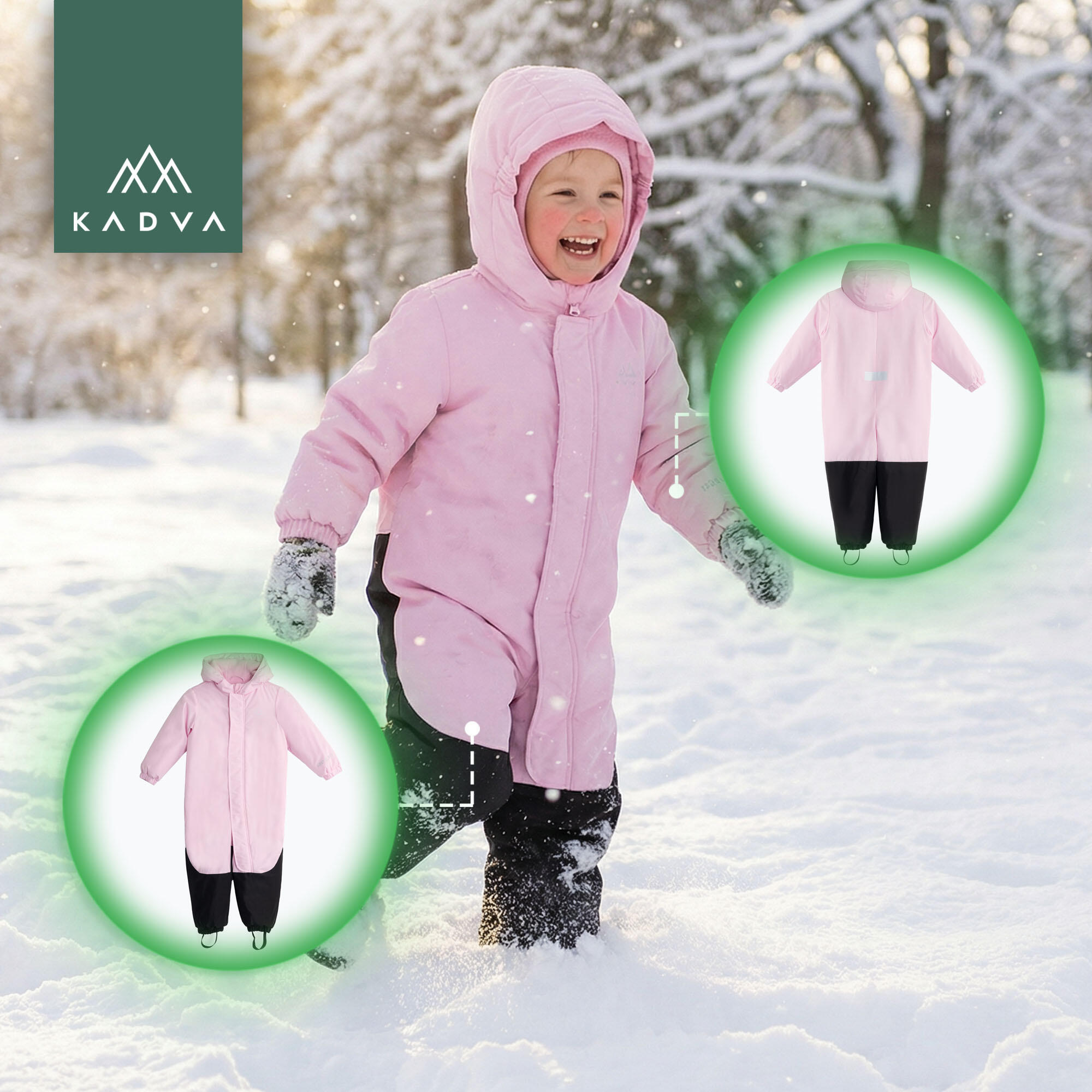Combinaison Manteau De Ski Rose Pour Bébé - Taille 12-18 Mois, Idéale Pour L'hiver