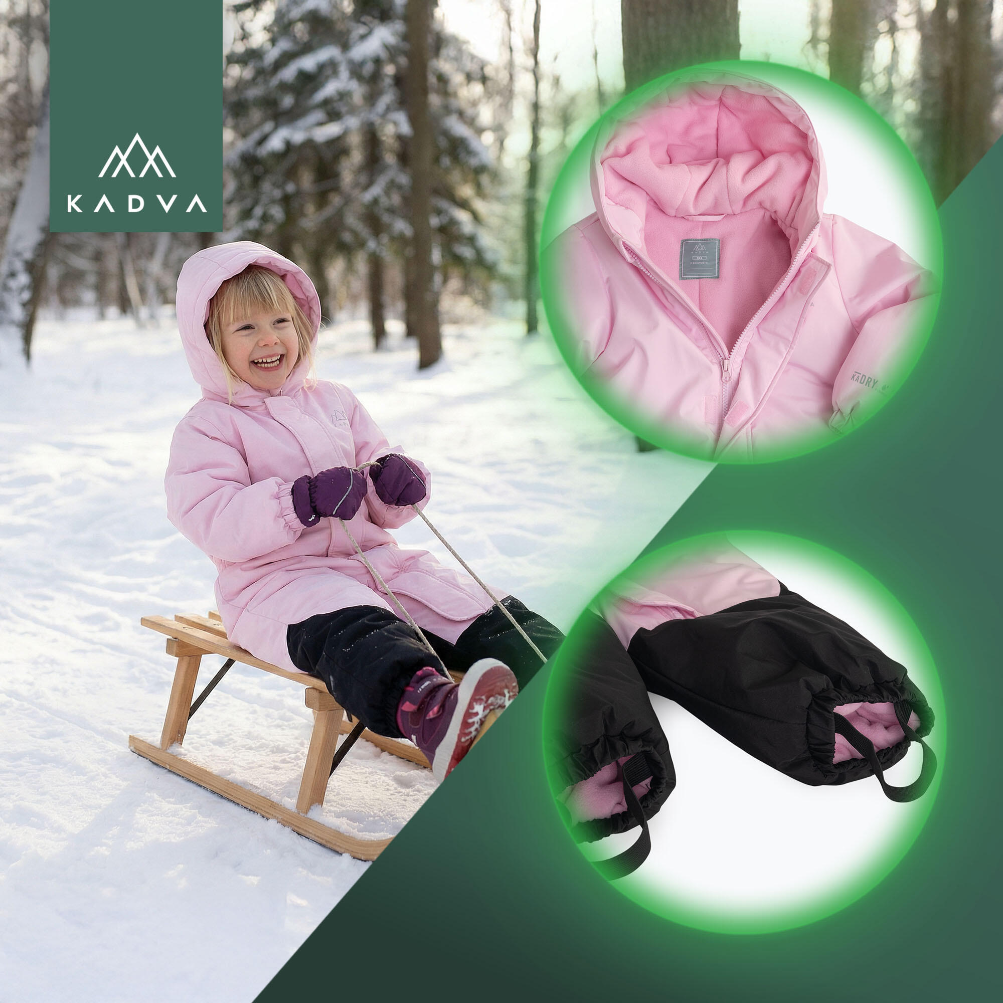 Fato de esqui infantil KADVA Kiko Jrg 4/7