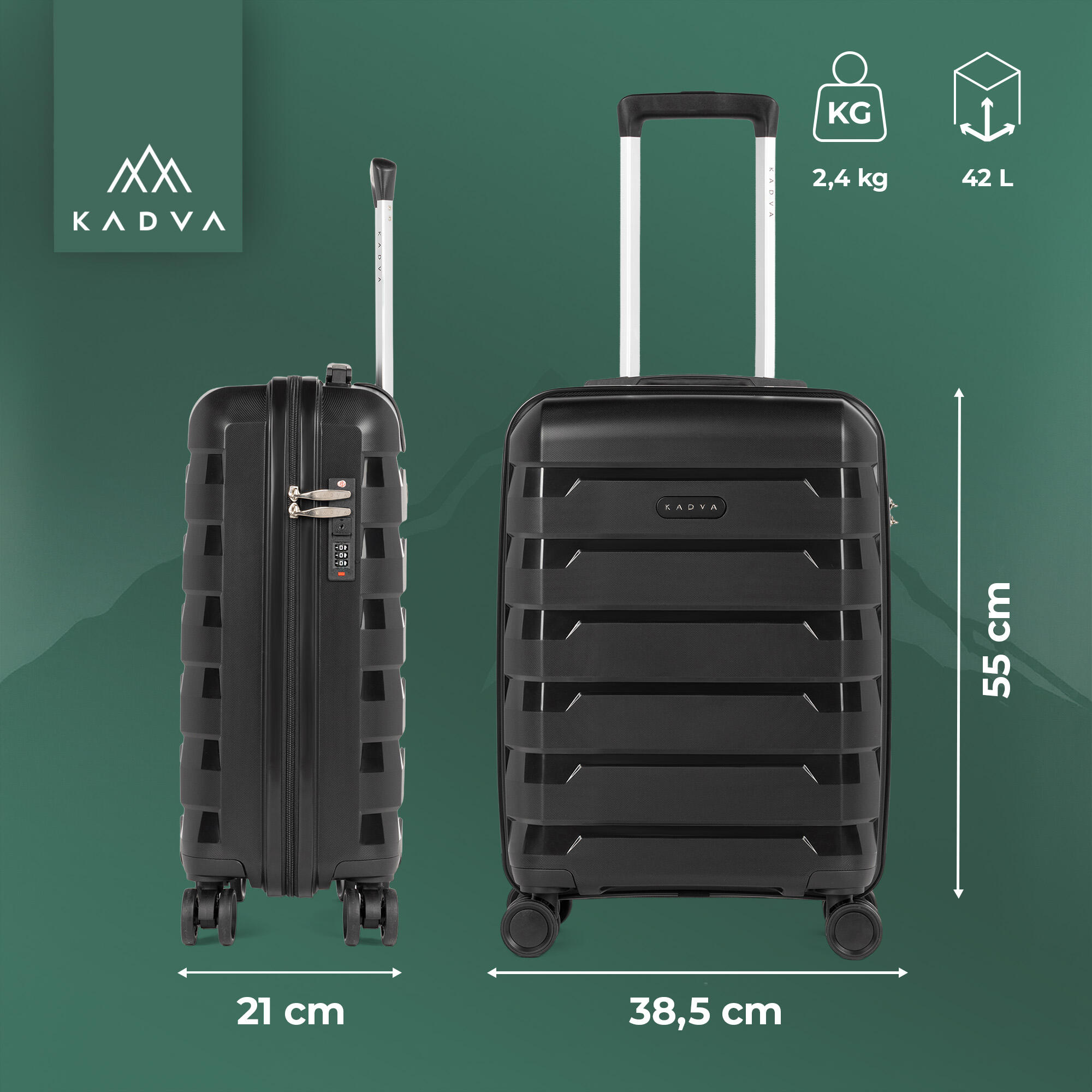 Valise de voyage KADVA Cayes 2/7