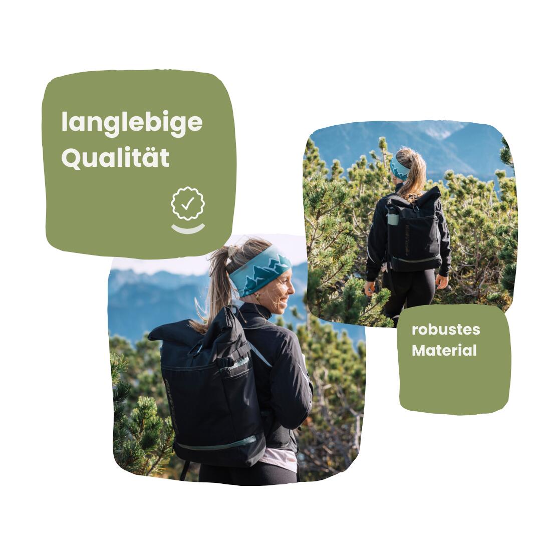 Outdoor Rucksack: Vielseitiger & wasserabweisender Tagesrucksack mit abnehmbarem 6/8