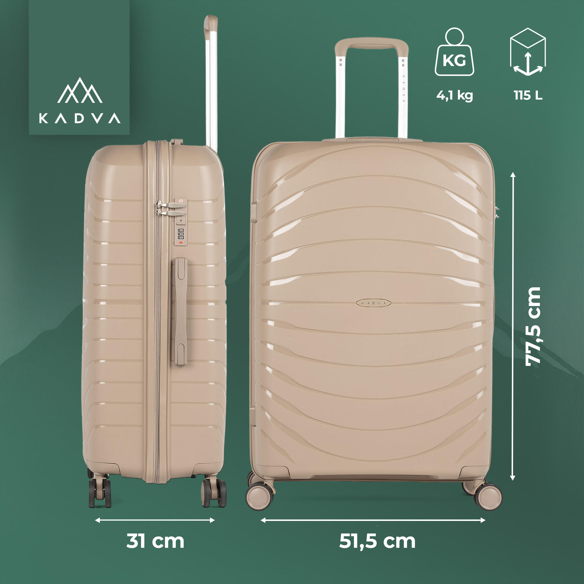 Valise de voyage KADVA Brava 6/7
