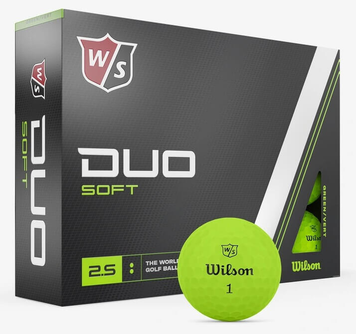 Wilson Duo Soft Golf Balls Green 1/3