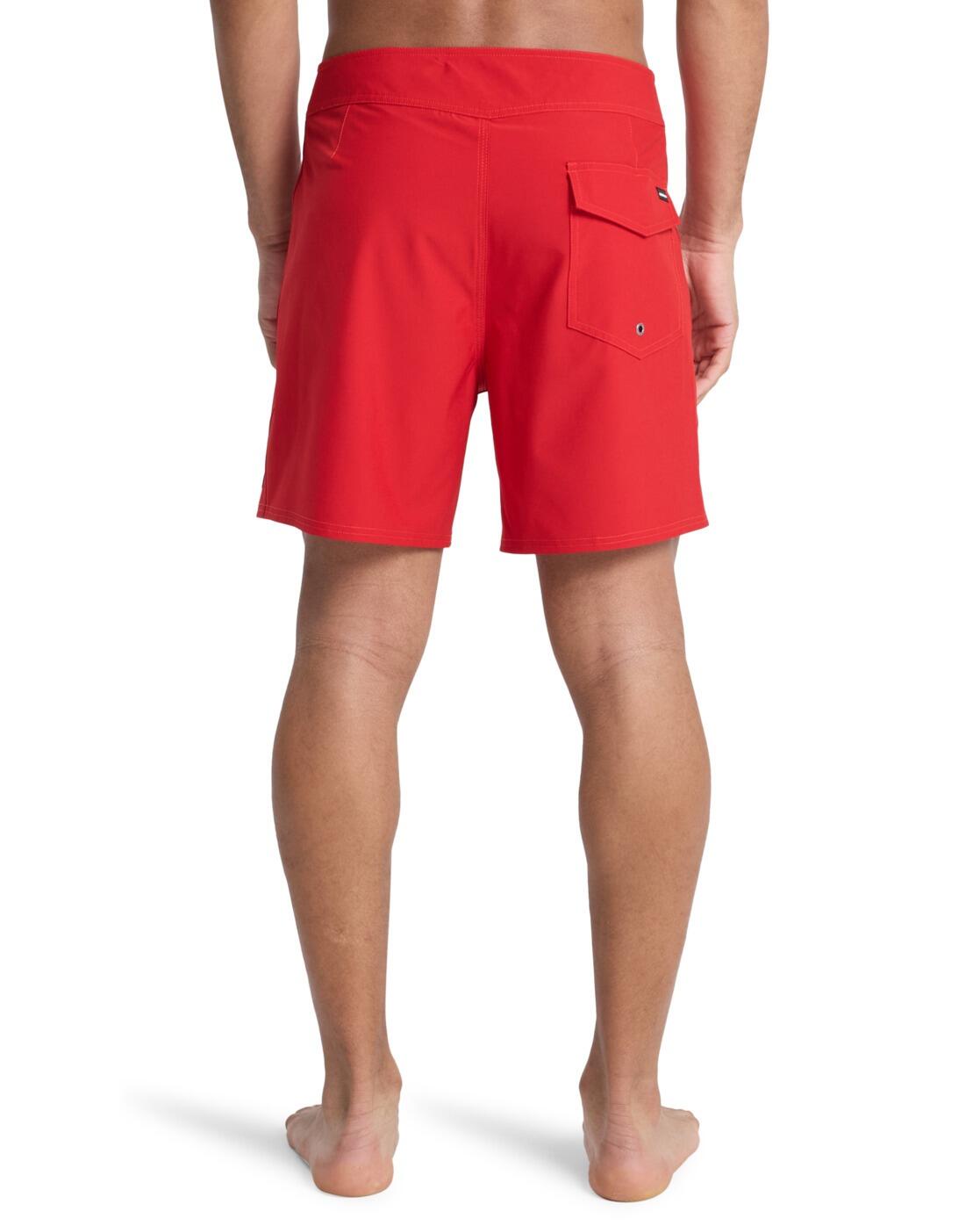 Boardshort SURFSILK KAIMANA 16" Rouge Homme 3/4