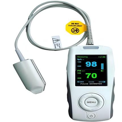 Mobiclinic draagbare pulsoximeter Plethysmografische golf Met MD300K2 sensor