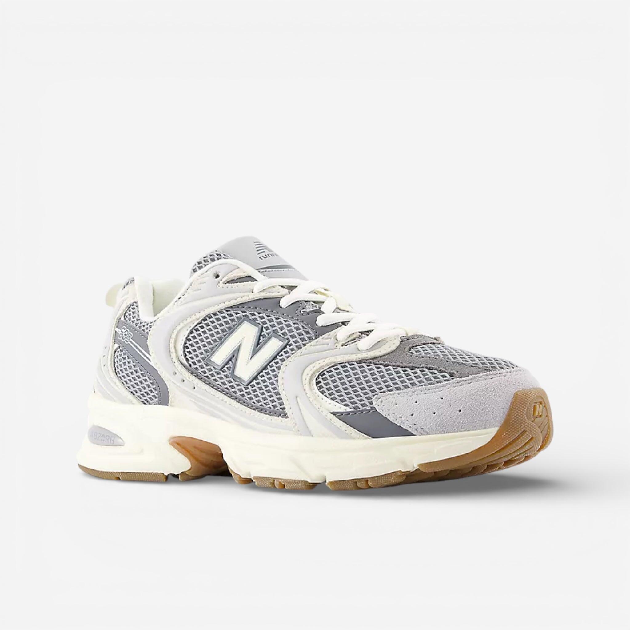 New Balance 530 Rain Cloud Castlerock Gum 3/3