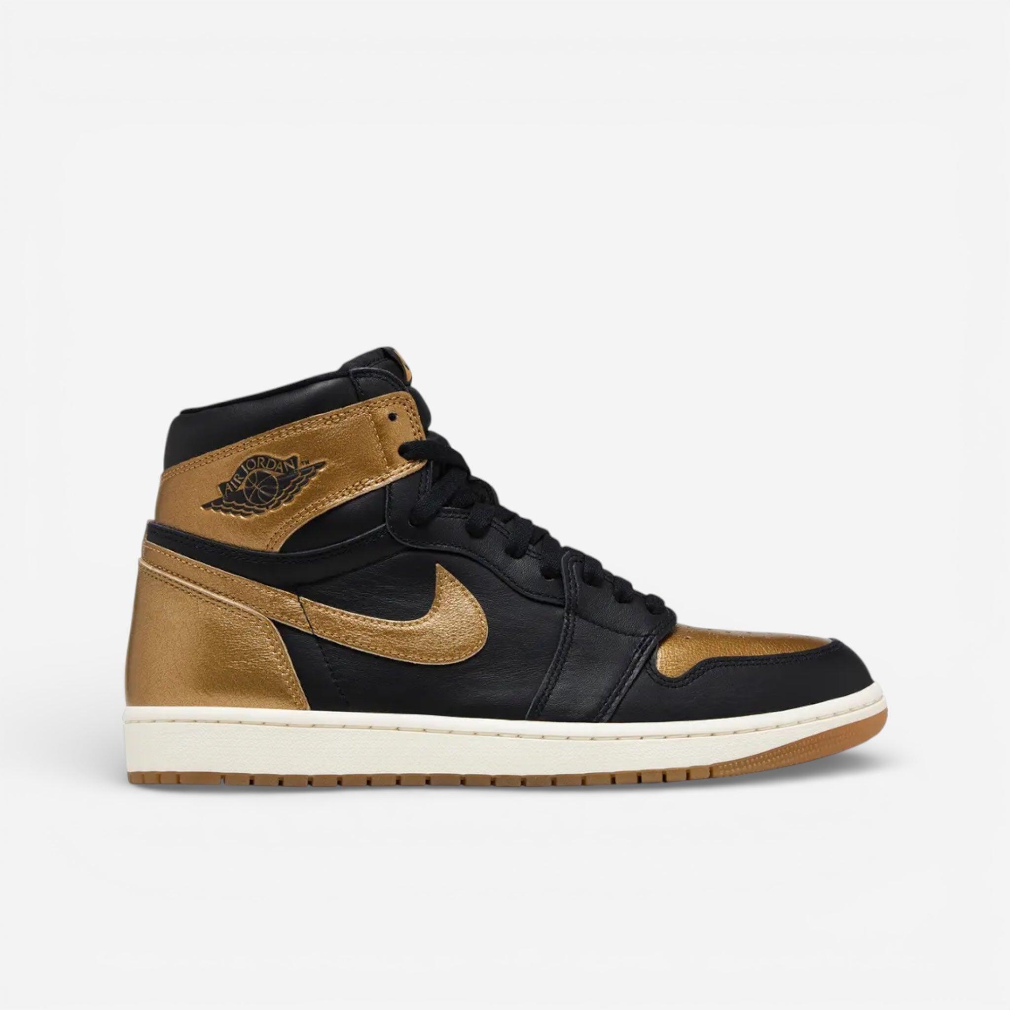 Jordan - Jordan 1 Retro High Og Black Metallic Gold - Baskets - Noir - Decathlon