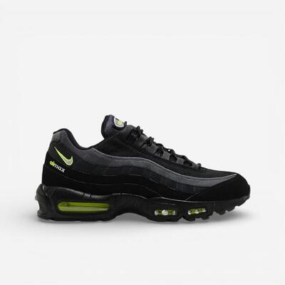 Nike Air Max 95 Retro Logo Black Grey Volt