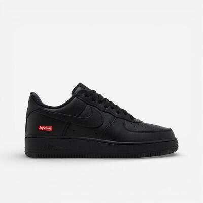 Air force 1 low black supreme