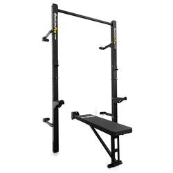 Wallrack pliable avec banc de musculation pliable