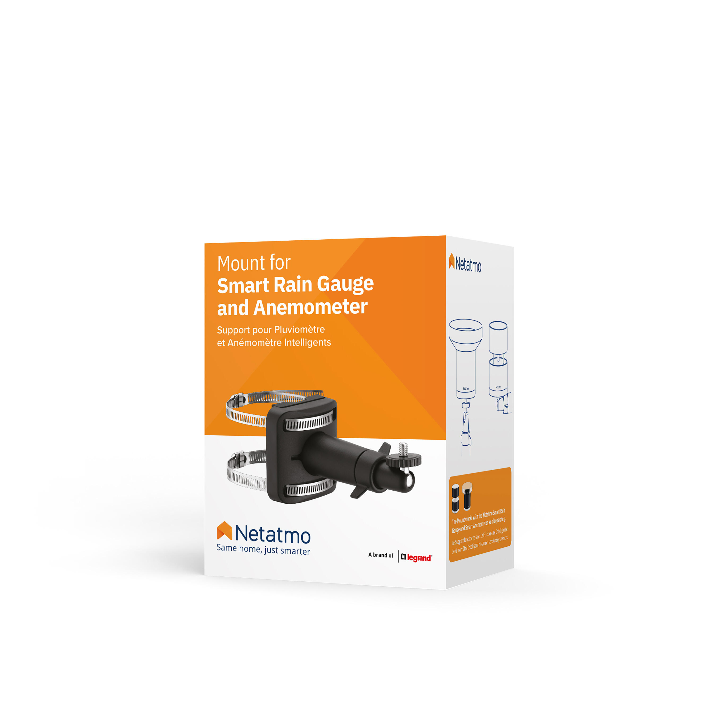 Netatmo soporte pluviometro y anemómetro 3/3