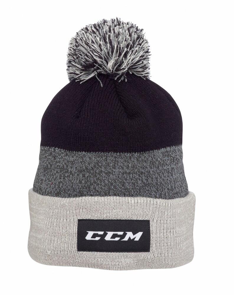 Czapka Zimowa Team z Pomponem Czarna Uni