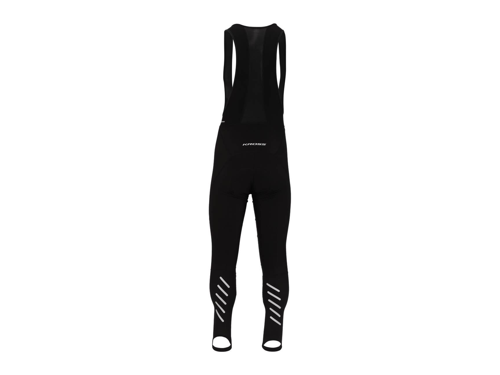 KROSS Aim Winter 2.0 — pantaloni lungi de ciclism de iarnă cu inserție 3D, L