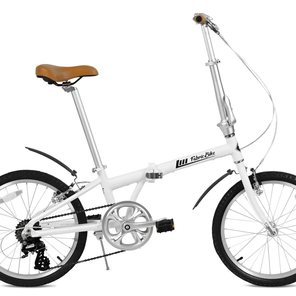 Folding - Folding Bike 7V Aluminum 20" White